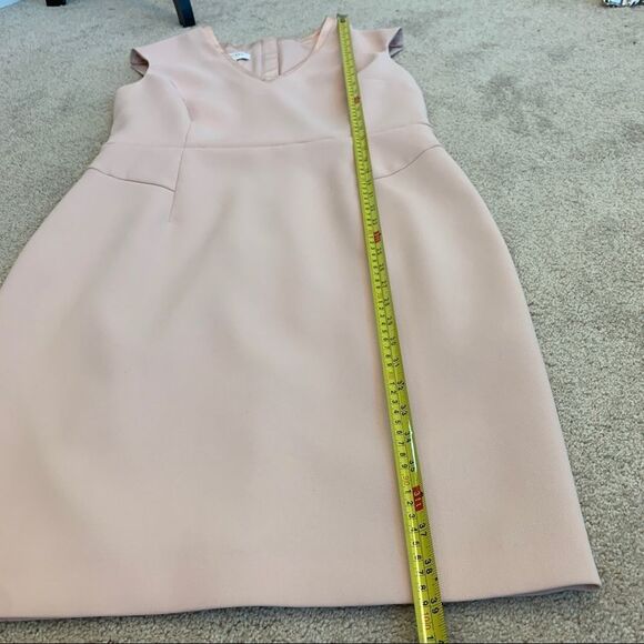 Hobbs Frida V-neck Shift Dress Pastel Pale Pink Sz 10 NWOT - Picture 13 of 17